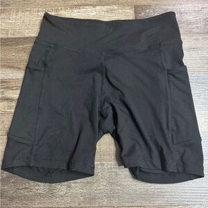 RaeMode Black Biker Shorts with Pockets Size Small New without Tags